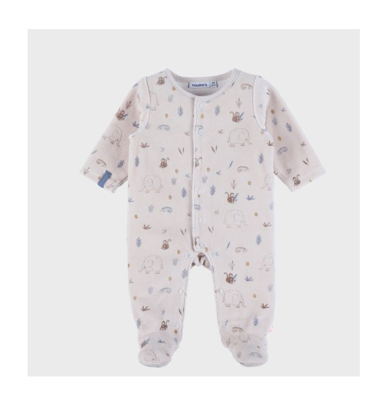 Pyjama Velour Beige Jungle...
