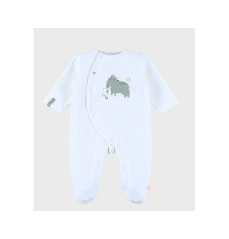 Pyjama Velour Blanc...