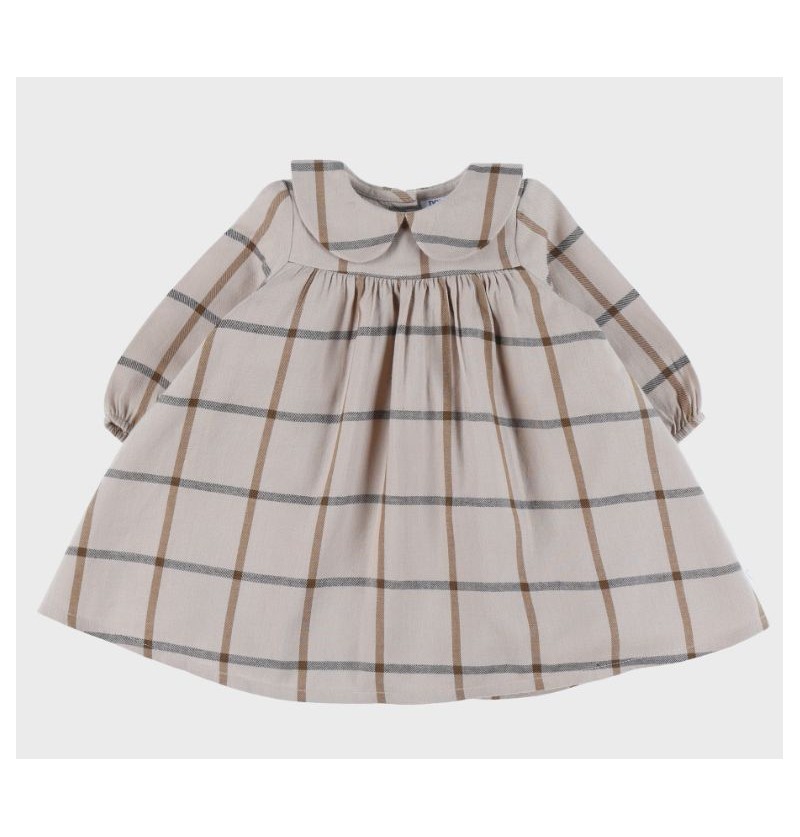 Robe à carreaux Beige Noukie's