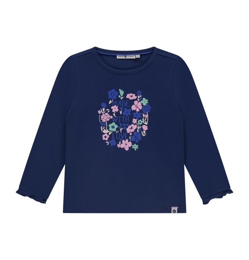T-shirt Bleu Navy...