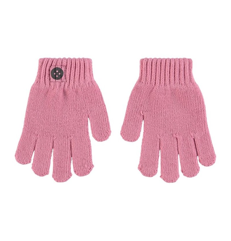 Gant en Tricot  Rose...