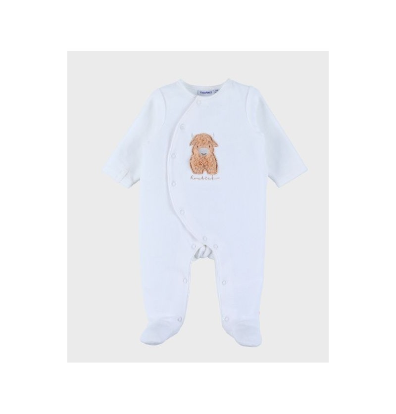 Pyjama en velours blanc...