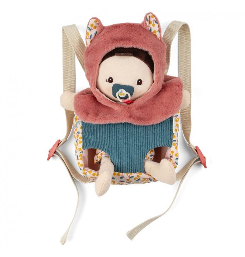 Poupée en tissu et porte...