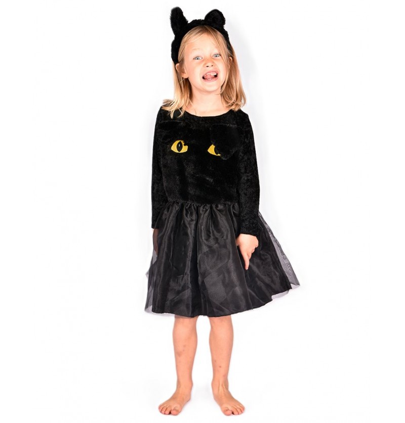 Déguisement robe chat noir...