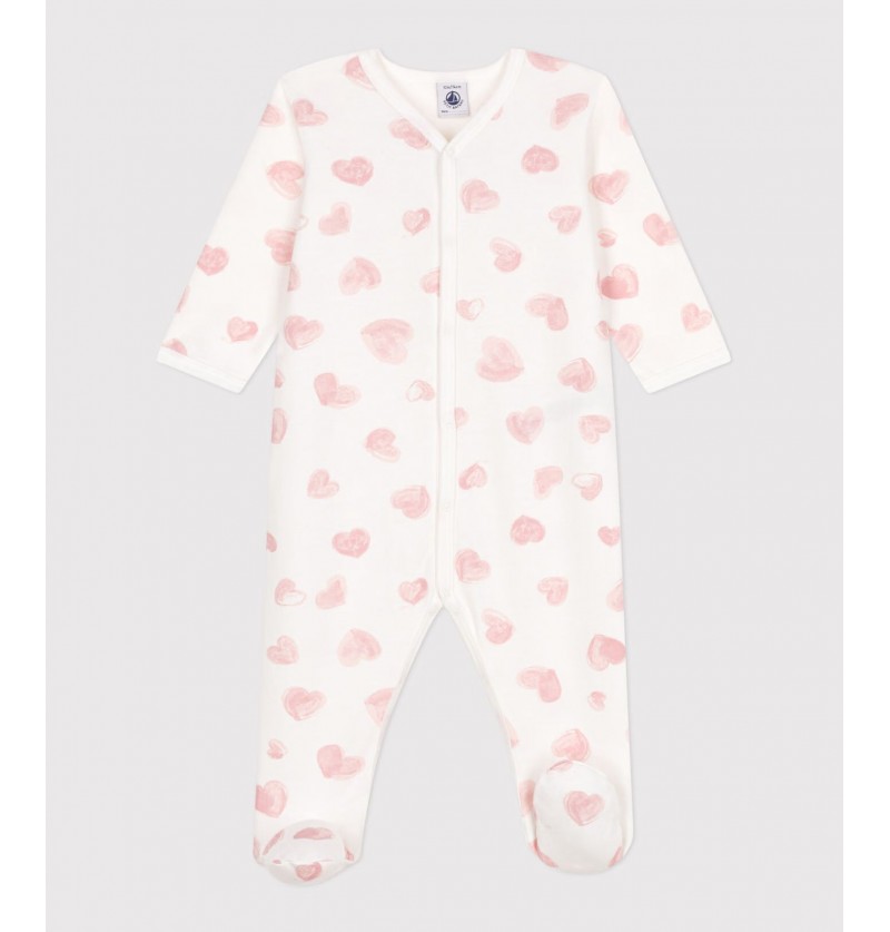 Pyjama chaud coeur rose...