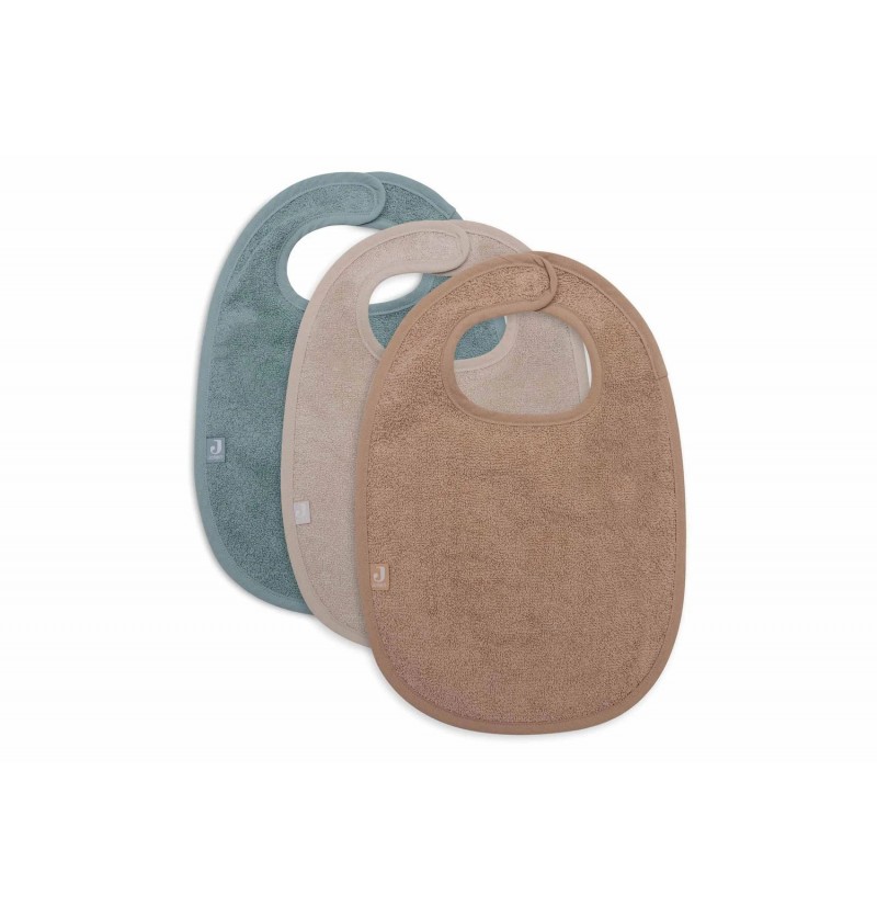 Lot de 3 bavoirs en éponge...