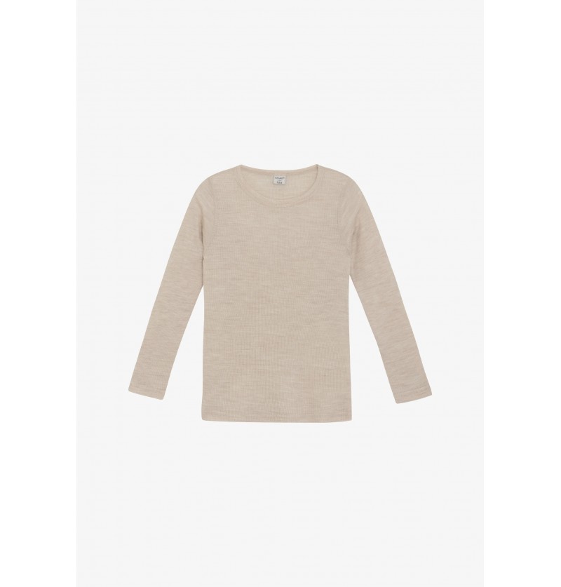 T shirt en laine Rose Dust...