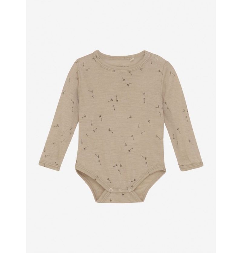 Body en laine Taupe Fixoni