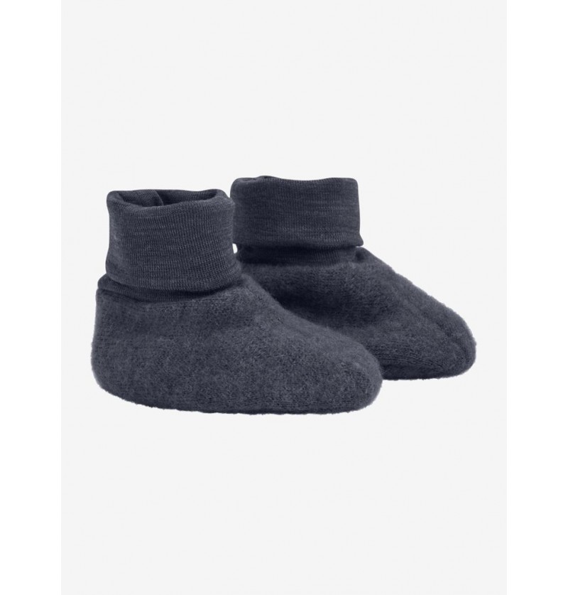 Chaussons en laine Bleu...