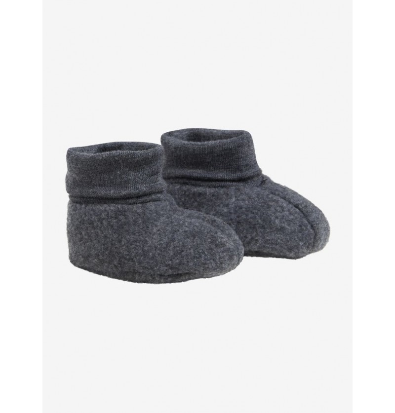 Chaussons en laine Gris...