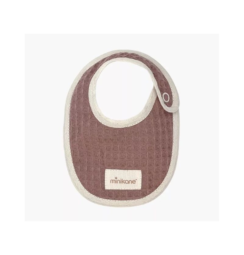 Bavoir en maille chataigne...