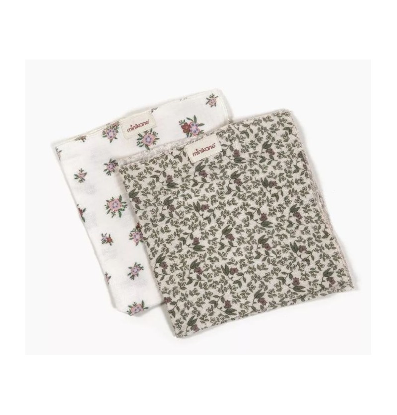 Lot de 2 langes en gaze de...