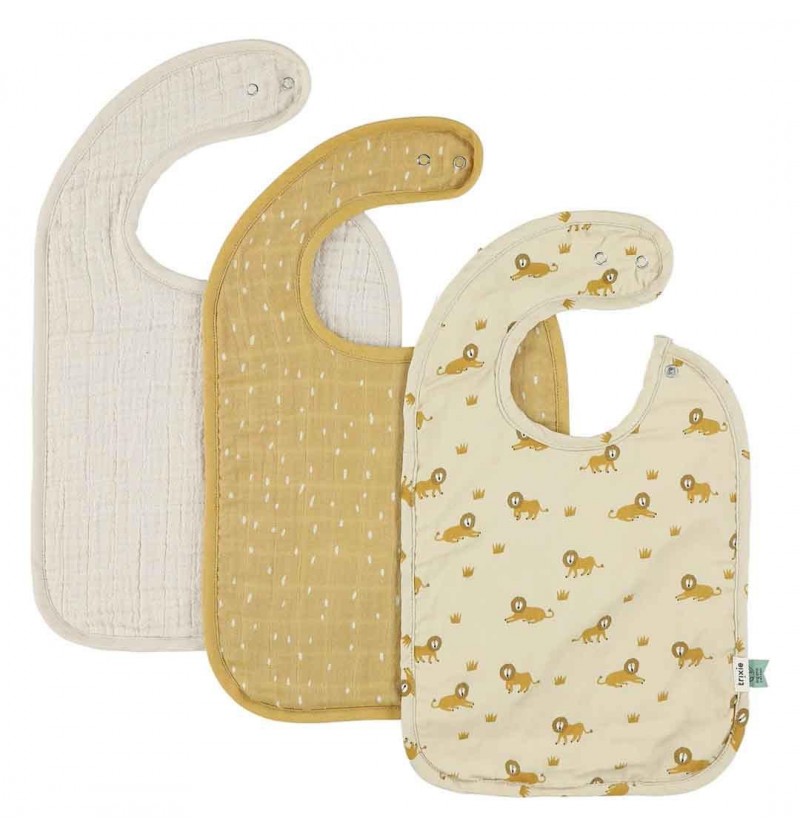 Lot de 3 bavoirs Lively...