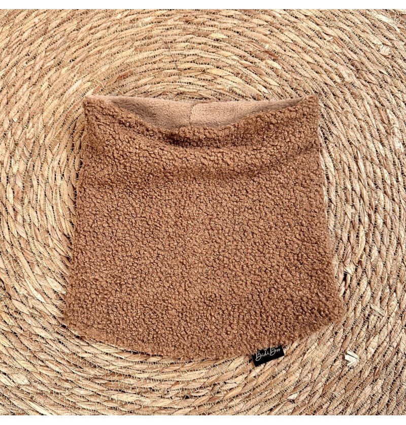 Snood bouclette moka Bidi Boo