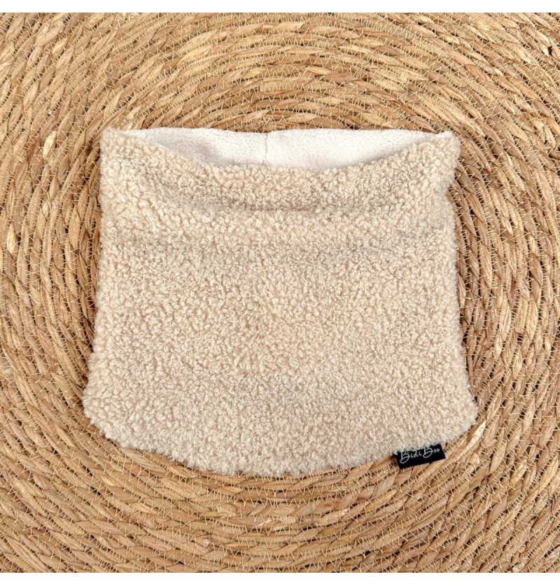 Snood bouclette beige Bidi Boo