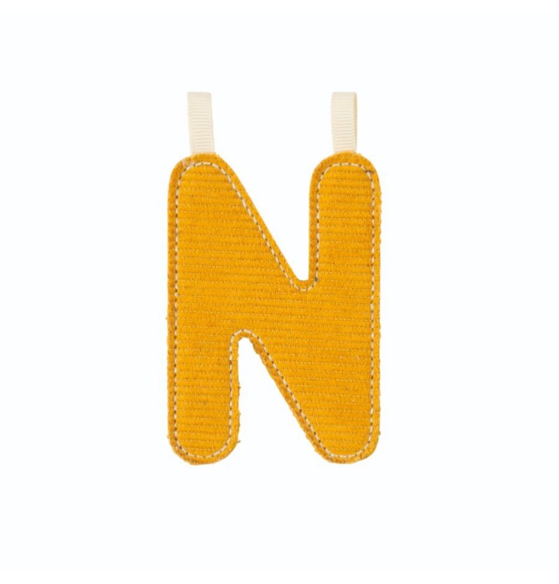 Lettre en tissu N...