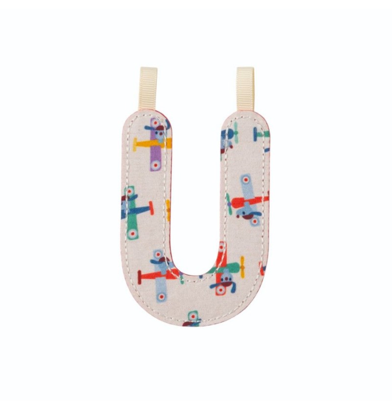 Lettre en tissu U...