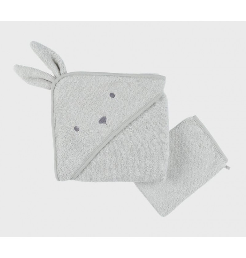 Cape de bain + gant de...