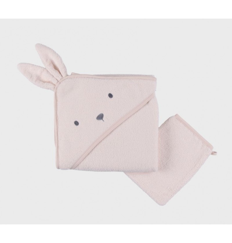 Cape de bain + gant de...