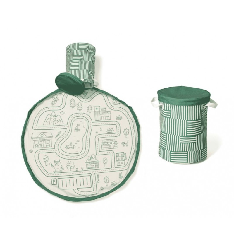 Tapis de jeu + panier à...