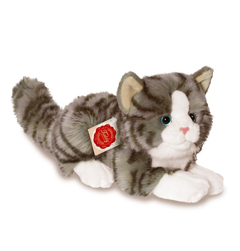 Peluche Cat tigré gris...