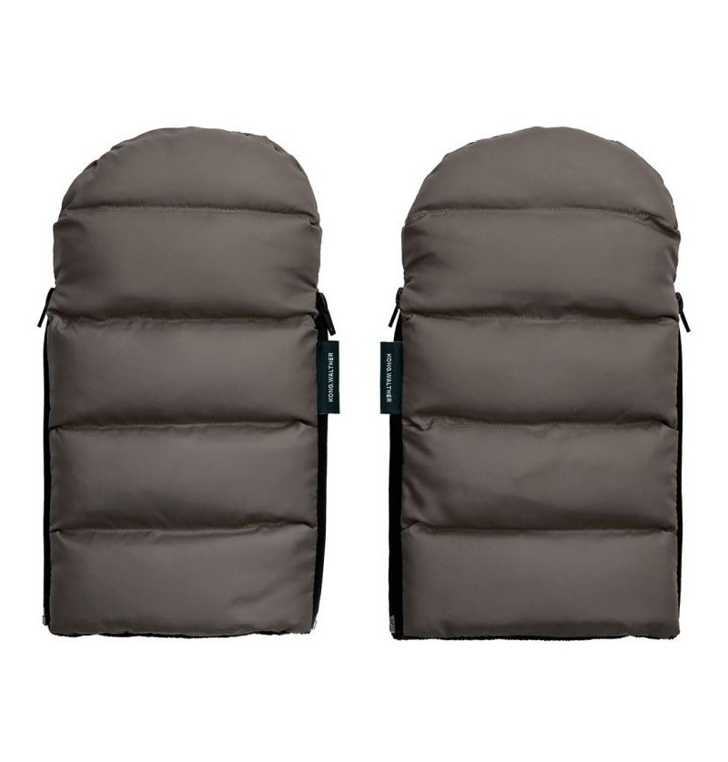 Gants pour poussette gris...