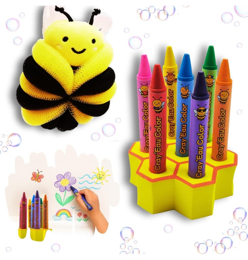 Crayons de bain Cray'eau color