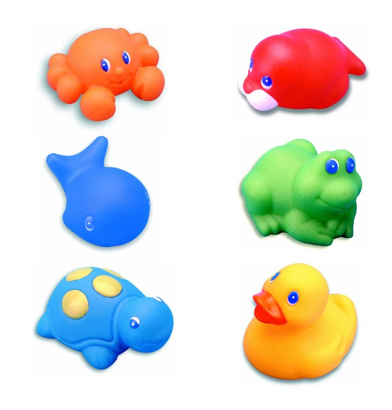 Jeu de bain multicolores -...