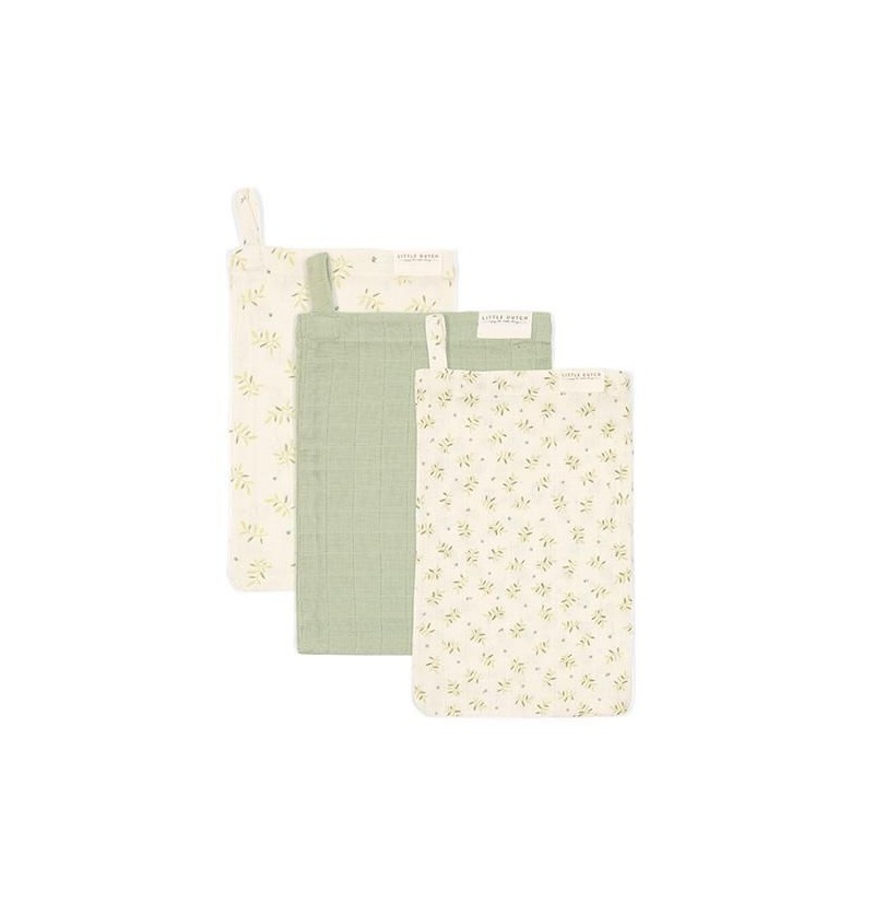 Lot de 3 gants de toilette...