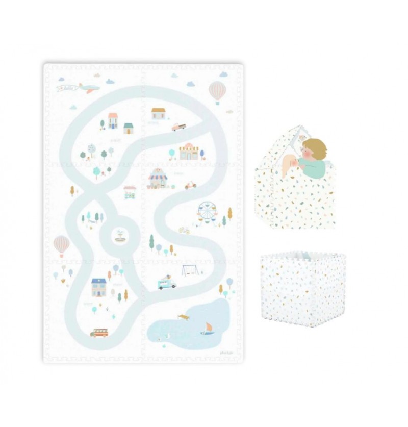 Tapis en mousse mini maison...