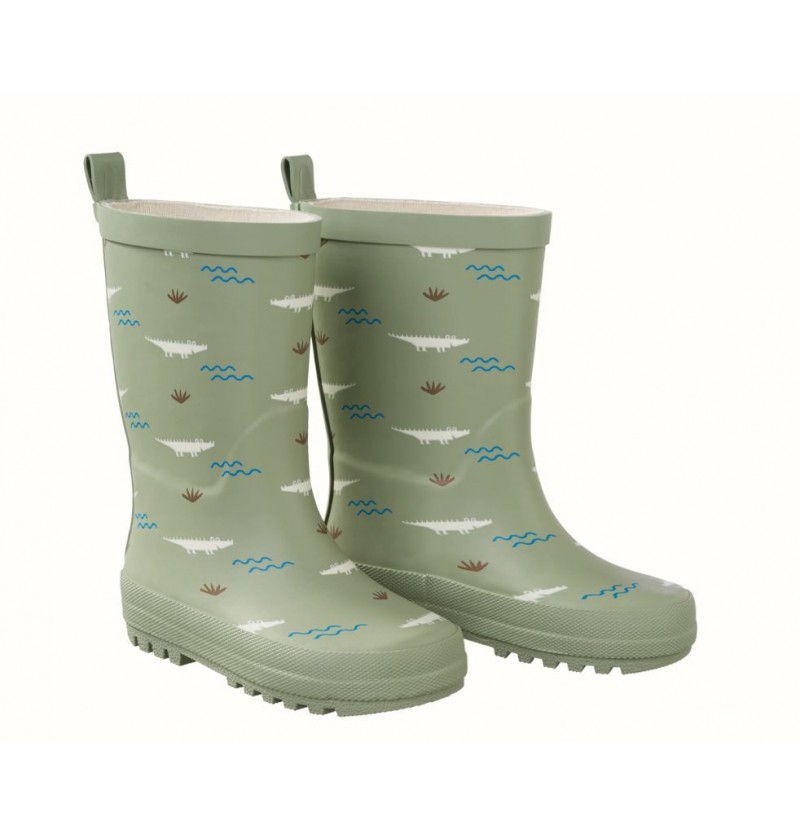 Bottes Croco verte Fresk