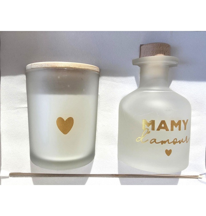 Coffret Luxe bougie et...