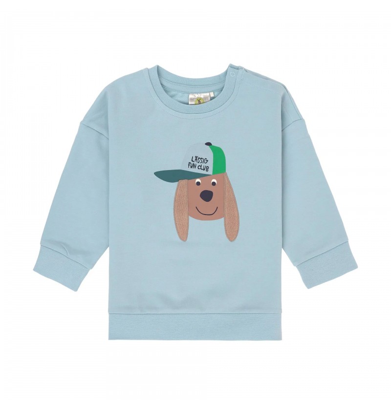 Sweat Chien bleu Lassig