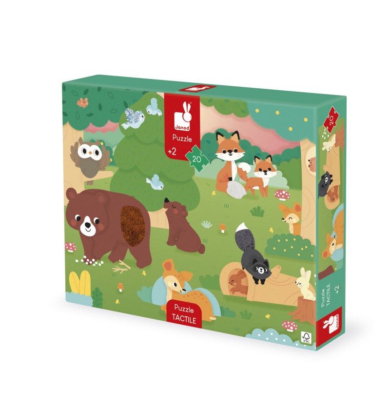 Puzzle tactile - La Forêt...