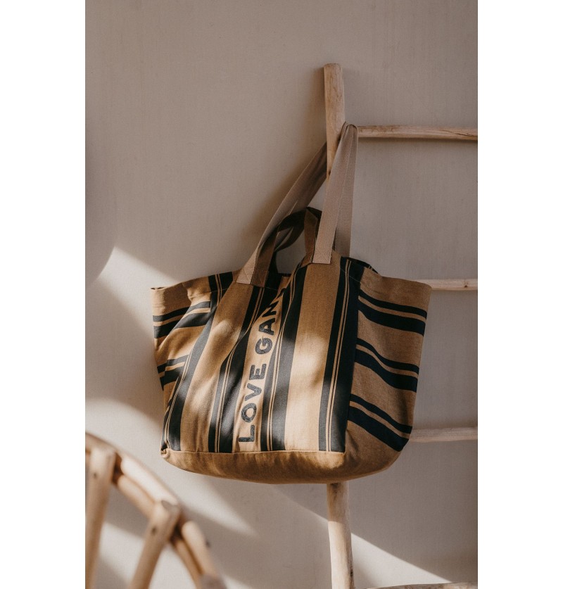 Sac cabas Love Gang camel...