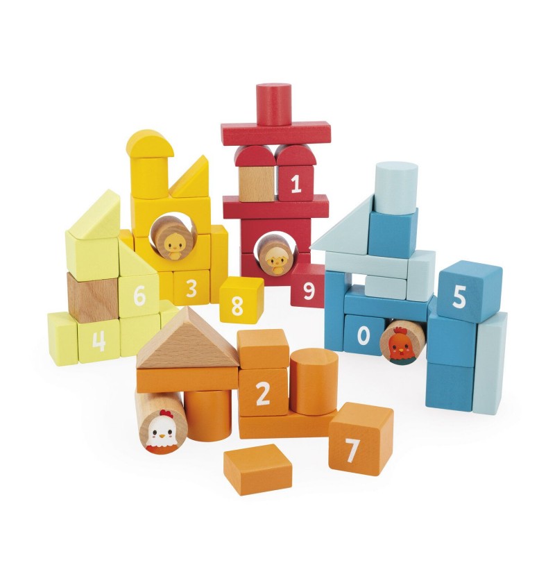 Jeu d'éveil en bois - Baril...