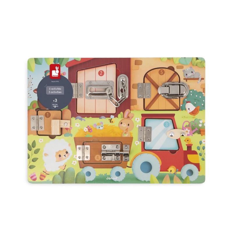 Jeu d'éveil - Planche à...