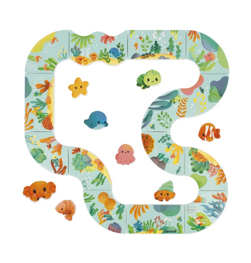 Puzzle de bain - Parcours...