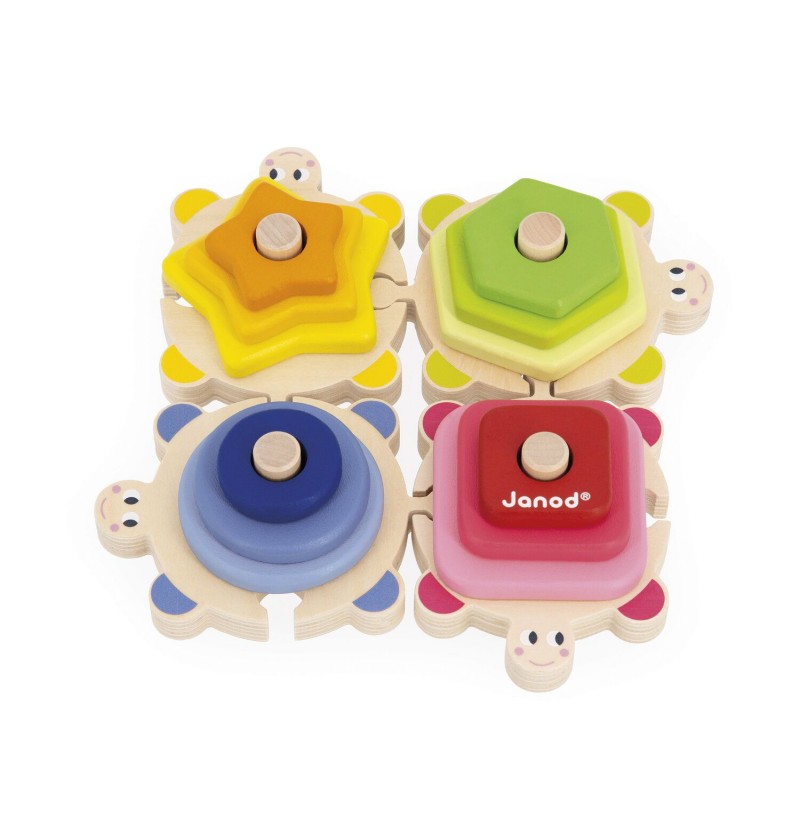 Jeu d'éveil en bois -...