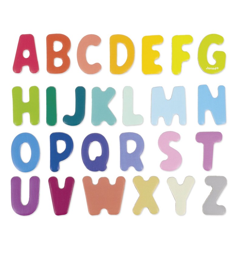 Jeu en bois - 52 lettres...