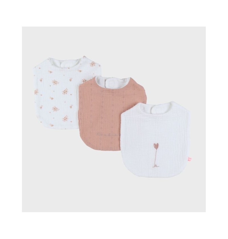 Lot de 3 bavoirs en...