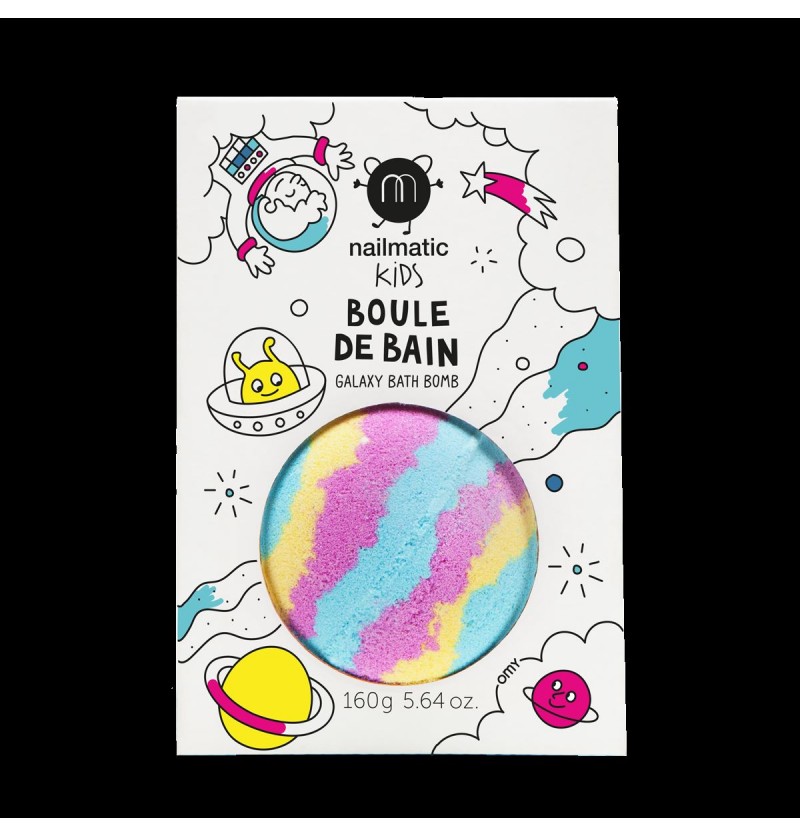 Boule de bain Bleu/jaune/rose