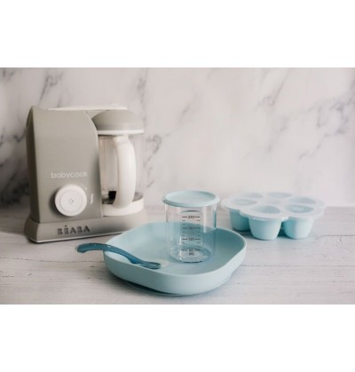 Assiette à ventouse en silicone - Chat – Bloomy Baby