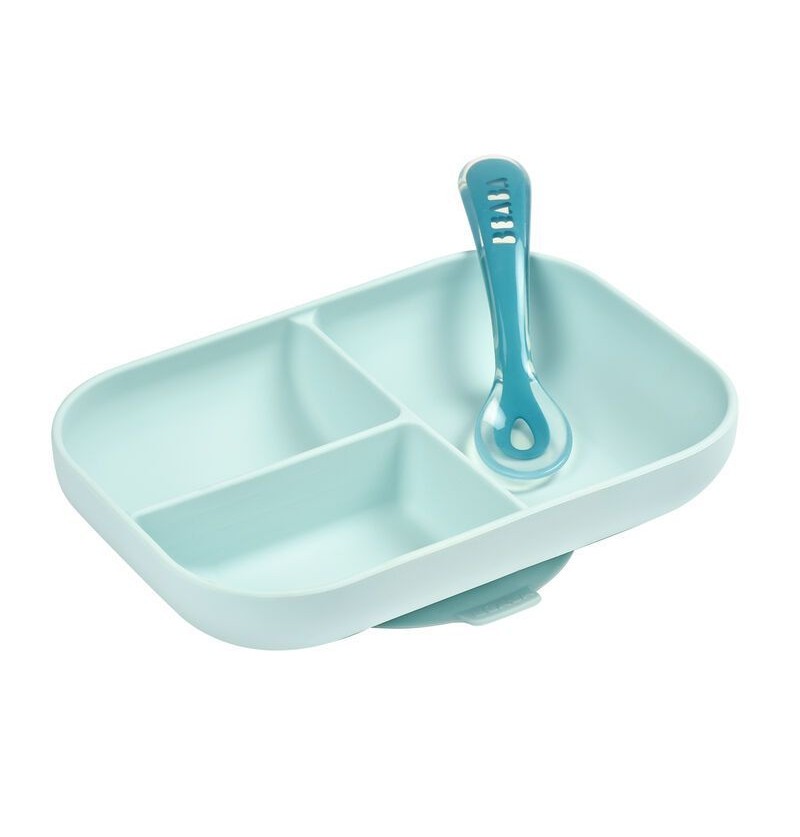 Set repas en silicone avec...