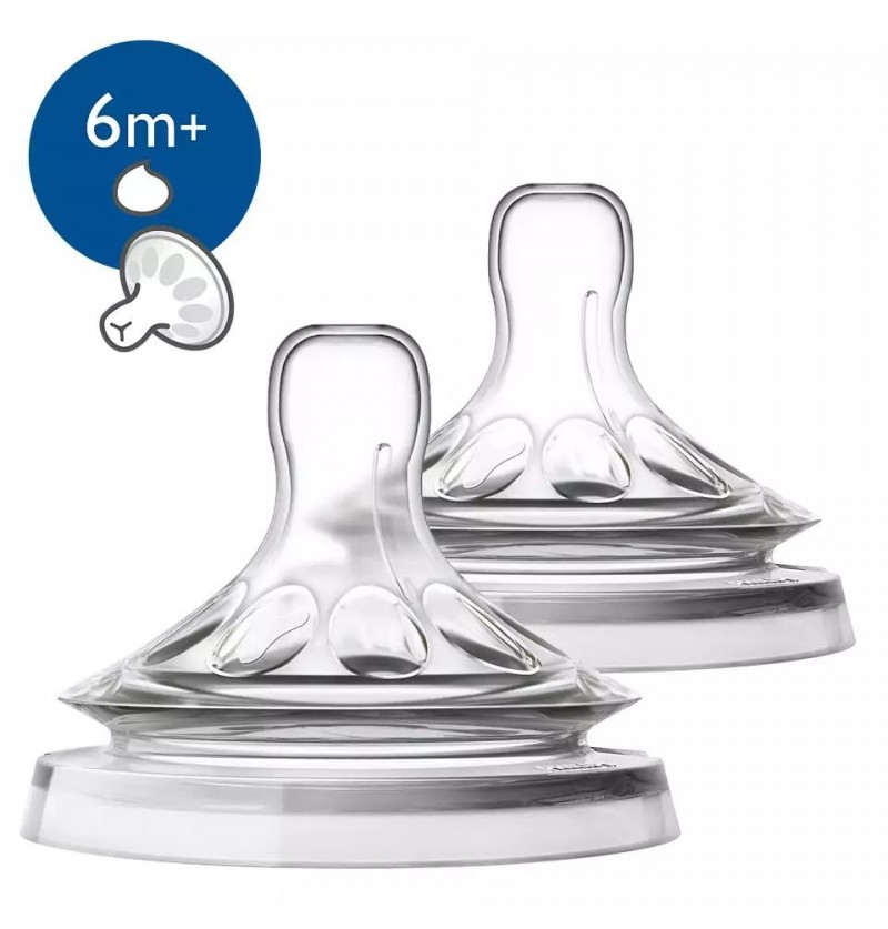 Avent Lot de 2 Tétines Natural 6mois+ 