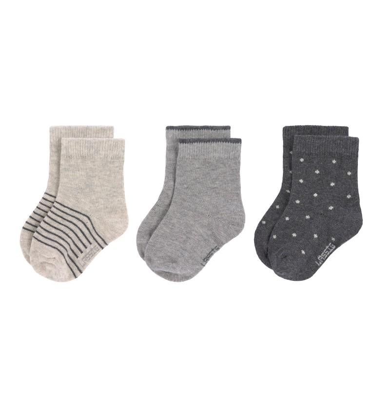 Chaussettes 19/22 gris Lassig