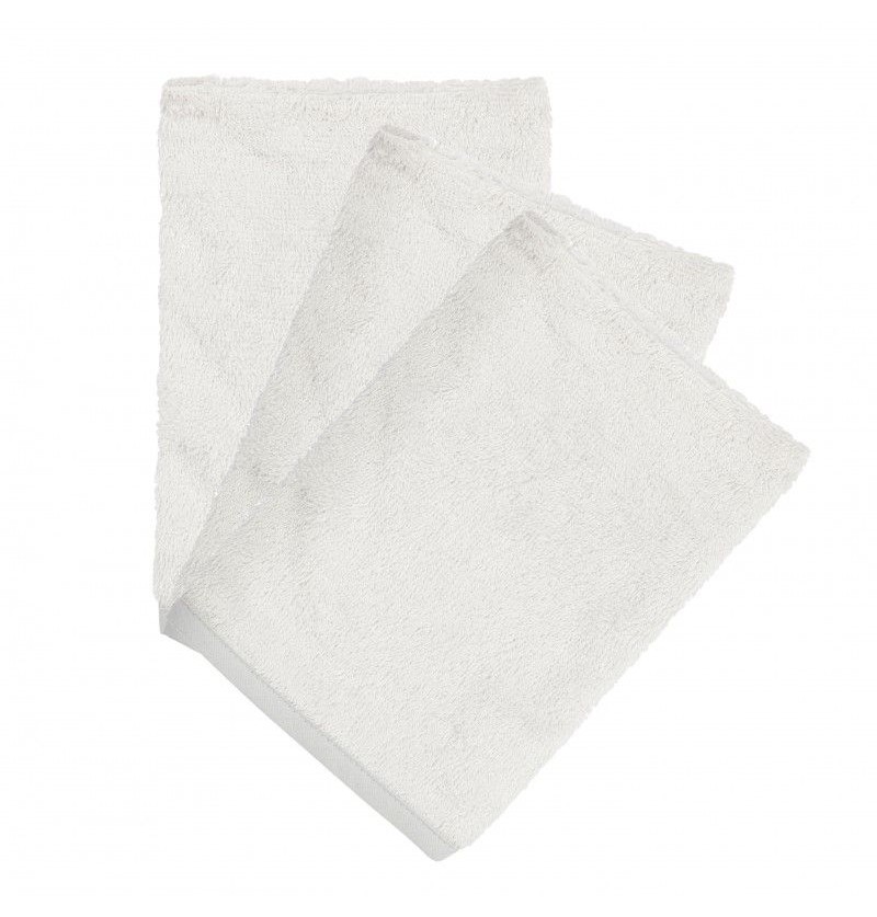 Set de 3 gants de toilette