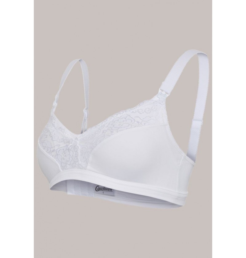 Avis et commentaires de Brassière d'allaitement en coton - Noir/Blanc -  LINGERIE DE GROSSESSE - maman-cigogne