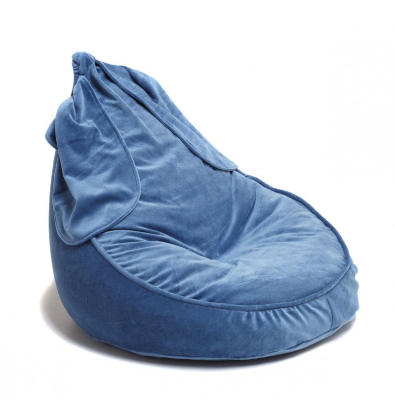 Pouf Lapin Deep Blue Wigiwama