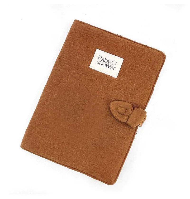 Protège carnet caramel...